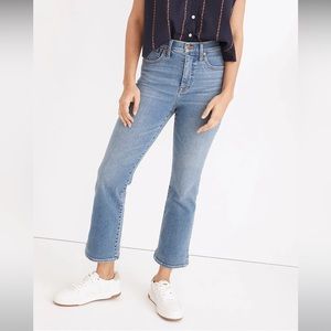 NWT! Madewell Cali Demi-Boot Jeans in Dorrance Wash: TENCEL™ Denim Edition
